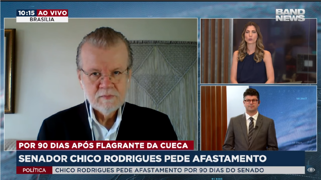Senador Chico Rodrigues pede afastamento